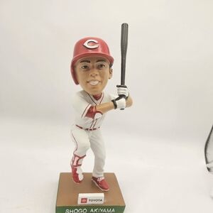 New 2021 Cincinnati Reds Shogo Akiyama Bobblehead 6/9/21 SGA Damaged Box Batter.